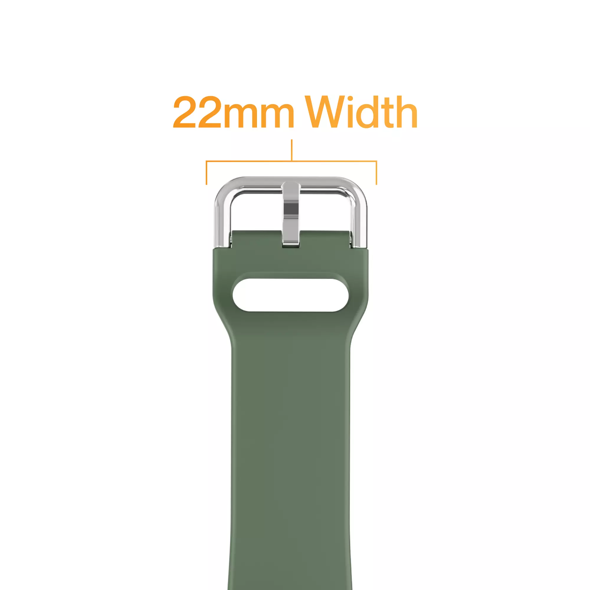 Ambrane 22mm Silicone Strap (Curve) - Image 7