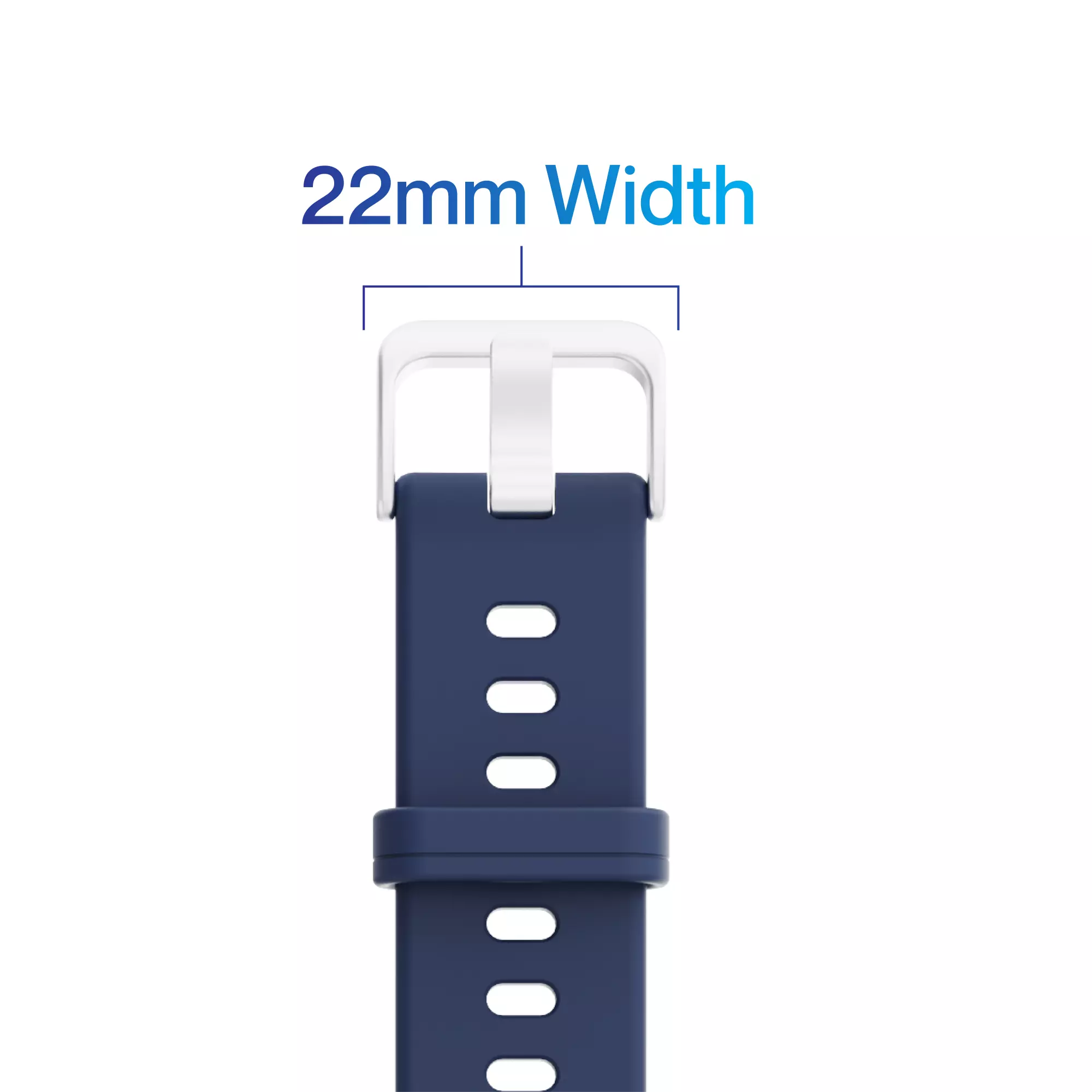 Ambrane 22mm Silicone Strap (Rugged) - Image 7