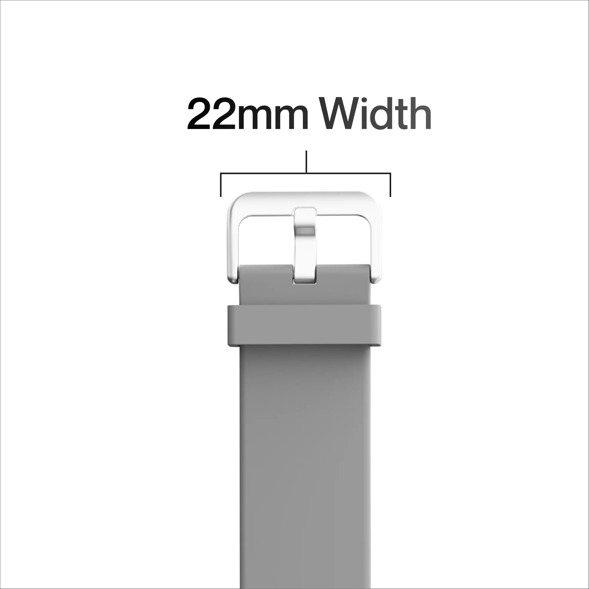 Ambrane 22mm Silicone Strap (Square) - Image 17