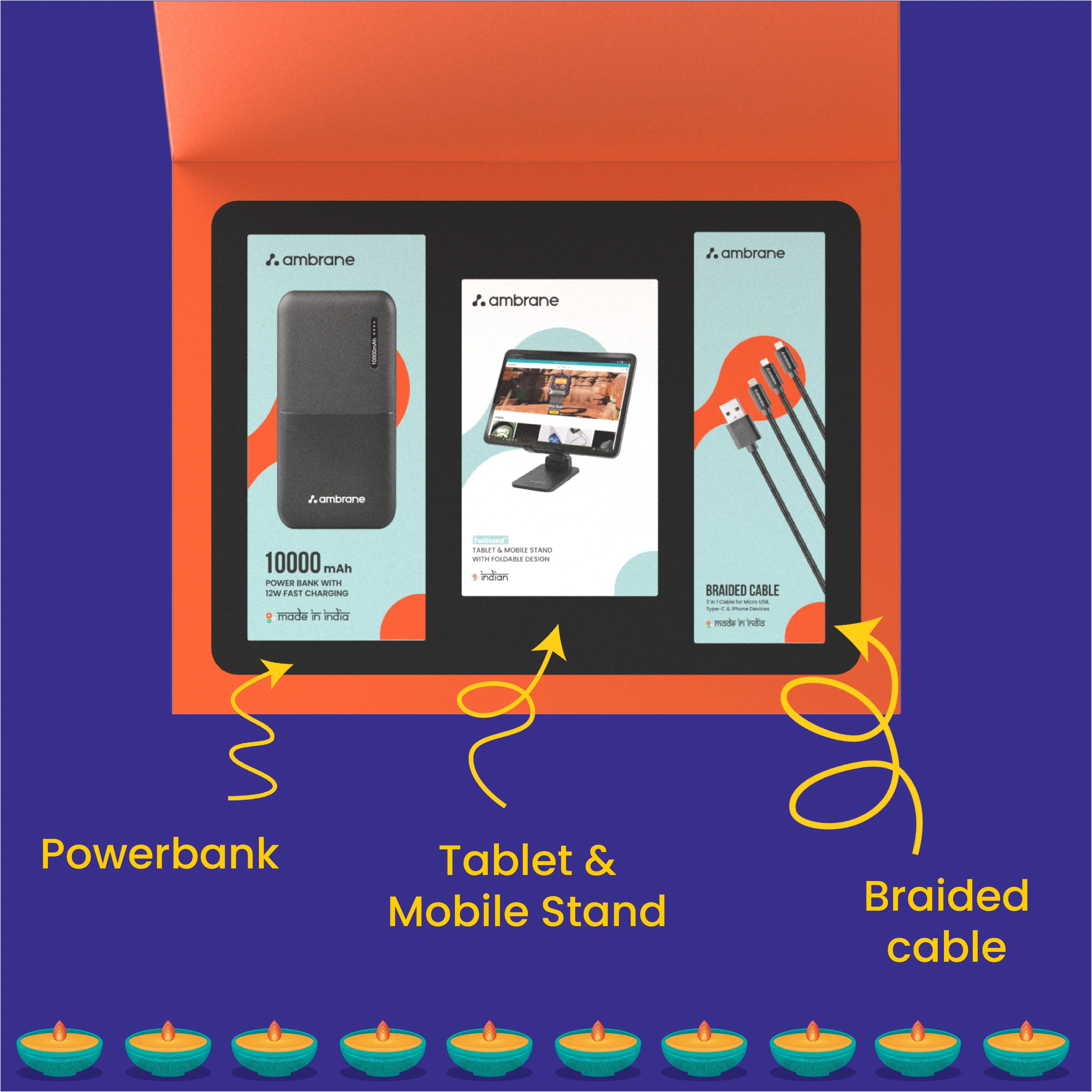 Ambrane Power Diwali Gift Box - Image 2